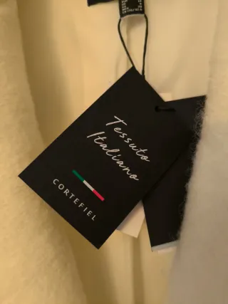 Chaleco largo beige talla única