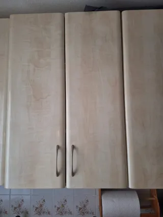 Módulos de cocina madera beige