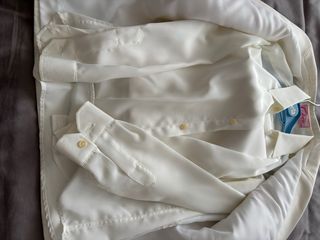 Traje de comunión niño blanco y azul