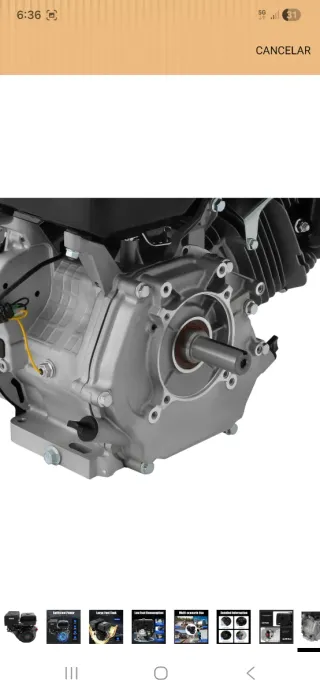 Motor Gasolina 15 CV 420 CC GXSFLG