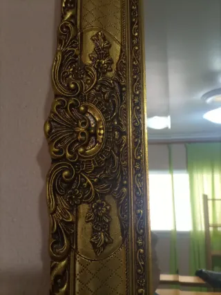 Espejo Salón Vintage Dorado