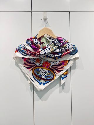 Pañuelo Bimba y Lola grande 120cm blanco