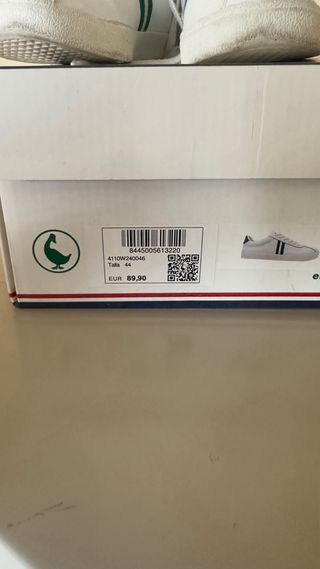 Zapatillas El Ganso Blancas y Verdes