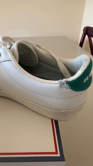 Zapatillas El Ganso Blancas y Verdes