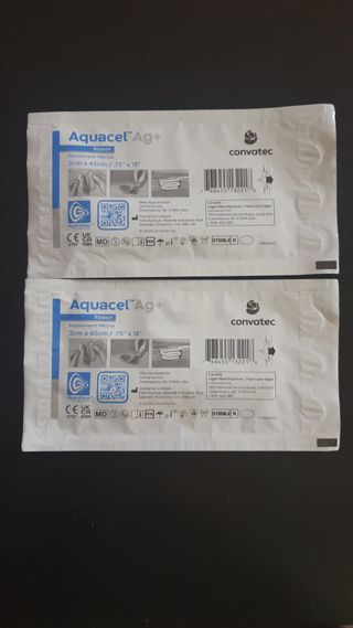 Aquacel Ag+ Ribbon 2x45cm Convatec