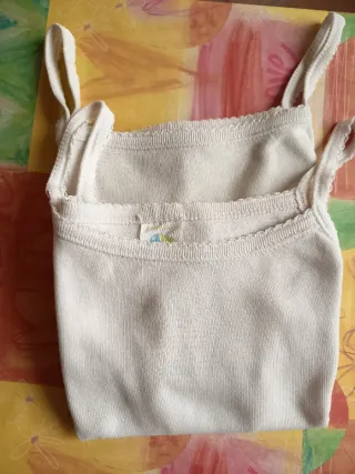 Pack 2 camisetas interiores blancas