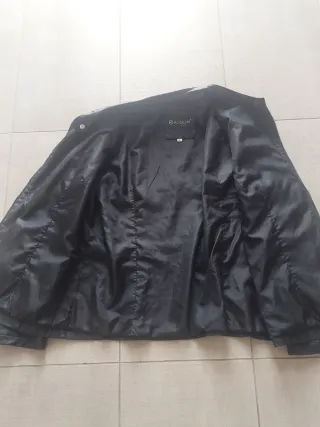 Giubbino similpelle nero donna