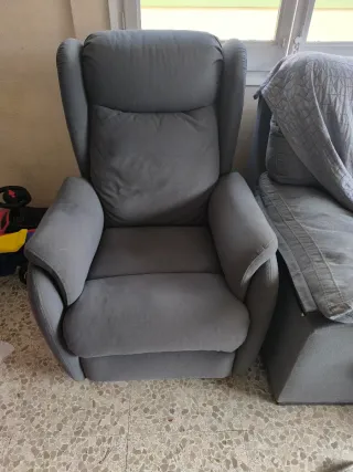 Sillón Eléctrico Gris