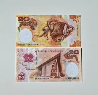 Billete conmemorativo de Papúa Nueva Guinea