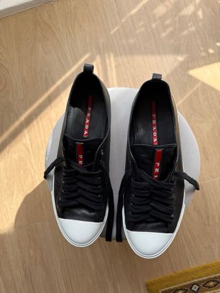 Zapatillas de cuero Prada