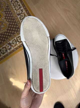 Zapatillas de cuero Prada