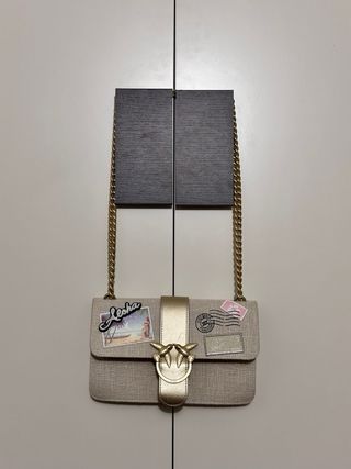 Borsa Pinko tracolla oro