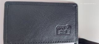 Cartera Piel Real Madrid Oficial Negra