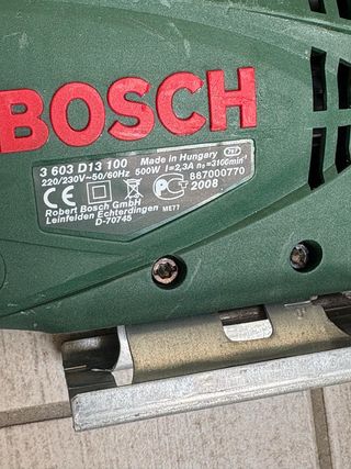 Seghetto Bosch PST 670 L con valigetta