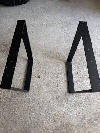 Patas de mesa de metal negras