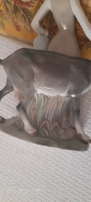 Figura Lladro Original Niña con Cabra. Perfecta