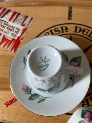 Set tazzine caffè, bricco e piattini