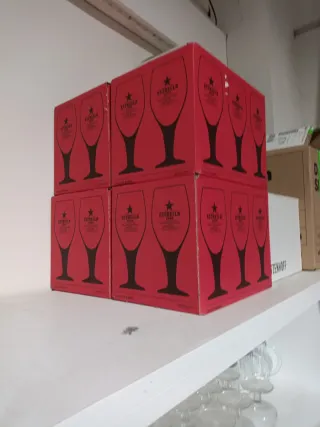 Vasos de cristal transparentes