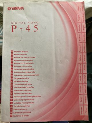 Piano Digital Yamaha P-45