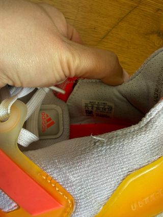 Zapatillas Adidas Ultraboost Blancas Naranja