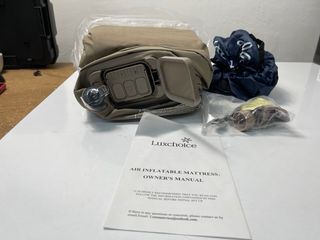 Colchón inflable con bomba portátil