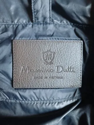 Chaleco Massimo Dutti Gris Talla XL