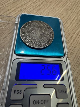8 Reales 1791 México Plata