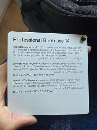 Maletín Portátil DELL Marrón/Gris