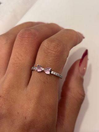 Set pandora  lazo rosa