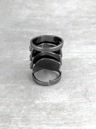 Anello stile punk anime cosplay nero