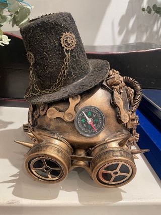 Máscara Steampunk Gafas Top Hat Brújula
