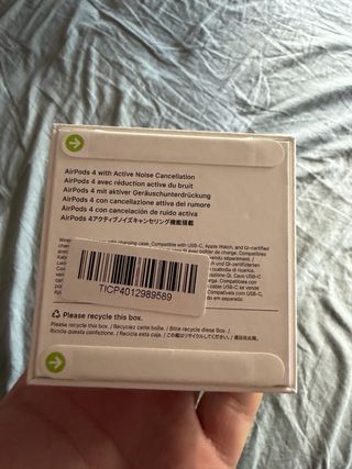 Airpods 4 con cancelación de ruido