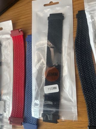 Pulseras de reloj varios colores