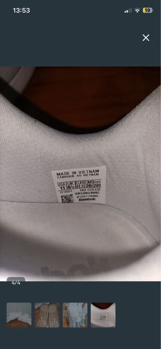 Reebok Nano Zapatillas Blancas Talla 42.5