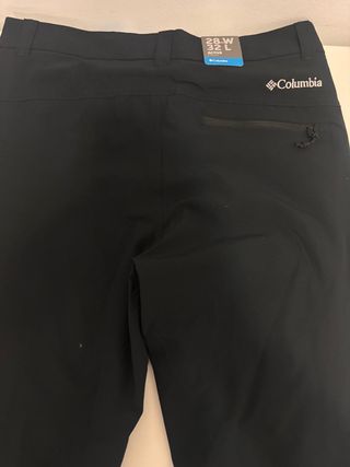Pantaloncini da escursionismo da uomo Columbia neri
