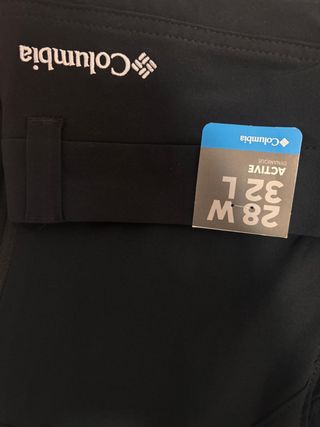 Pantaloncini da escursionismo da uomo Columbia neri