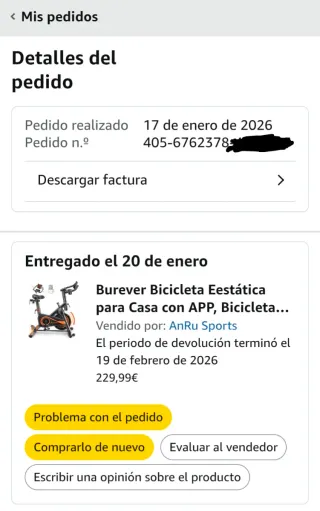 Bicicleta Estática Calidad. Burever. Como nuevo