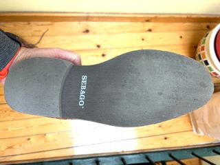 Zapatos Sebago Marrones con Cordones Azules