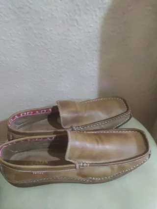 Mocasines Prada Hombre Beige/Marrón