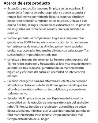 nuevo Robot Aspirador JONR t5 pro