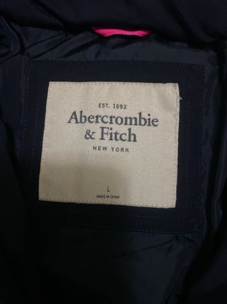 Chaqueta Abercrombie azul mujer