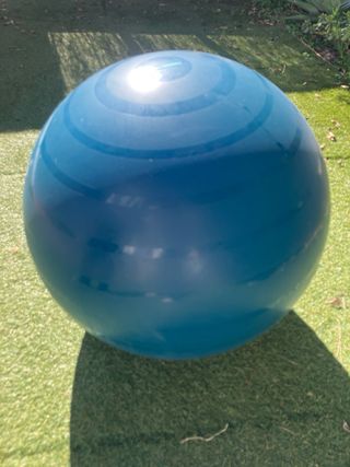 Pelota de pilates azul