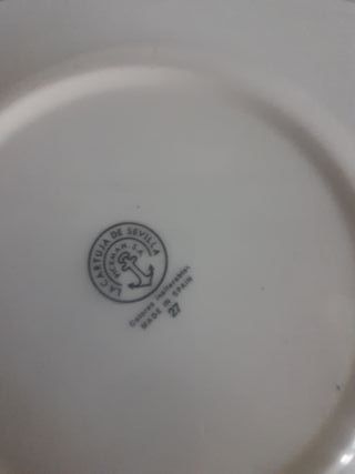 Plato Hondo Cartuja 24cm