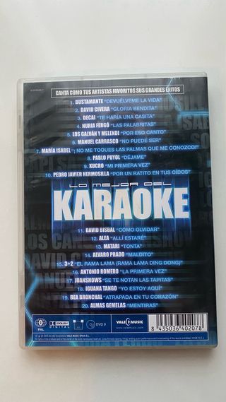 DVD Lo Mejor del Karaoke Vol. 1 2005