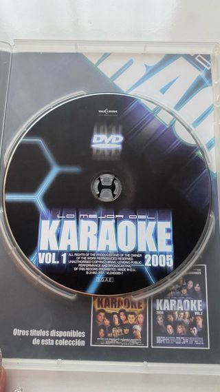 DVD Lo Mejor del Karaoke Vol. 1 2005