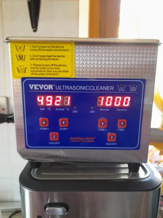 Pulitore ultrasuoni 1,3 litri Vevor JPS-08A