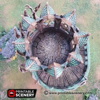 Escenografía Elfos - Casa de Arbol Elfos - 28mm