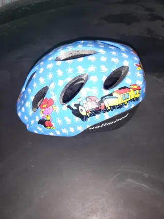 2 Cascos Bicicleta Niño Azul