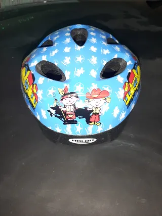 2 Cascos Bicicleta Niño Azul