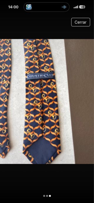 Corbata de seda para niño